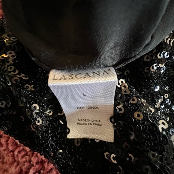 Black Sequin Dress - Picture 3 of 4